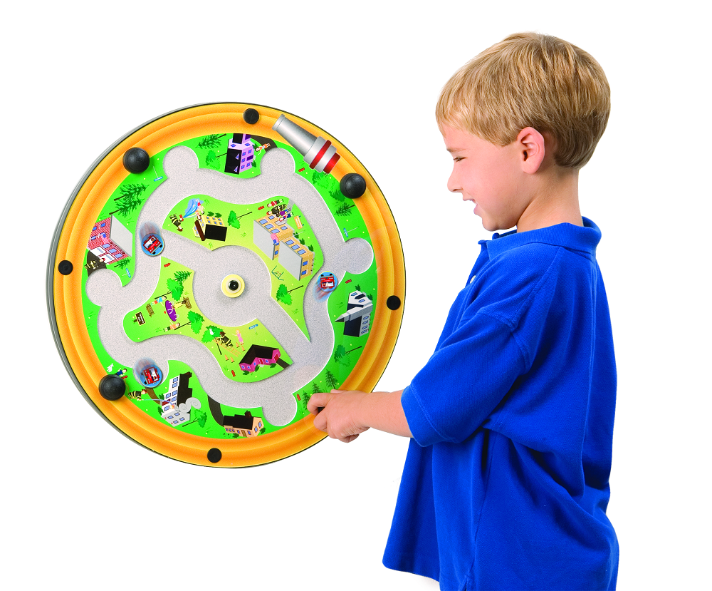 Fire Truck Around Town Wall Activity by Playscapes