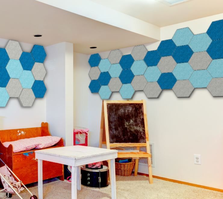 Colored Acoustic Shape Panel, Large by Playscapes