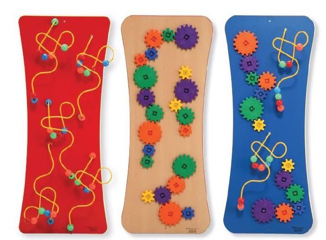 Wires, Beads & Gears Tall Wall Activity by Playscapes