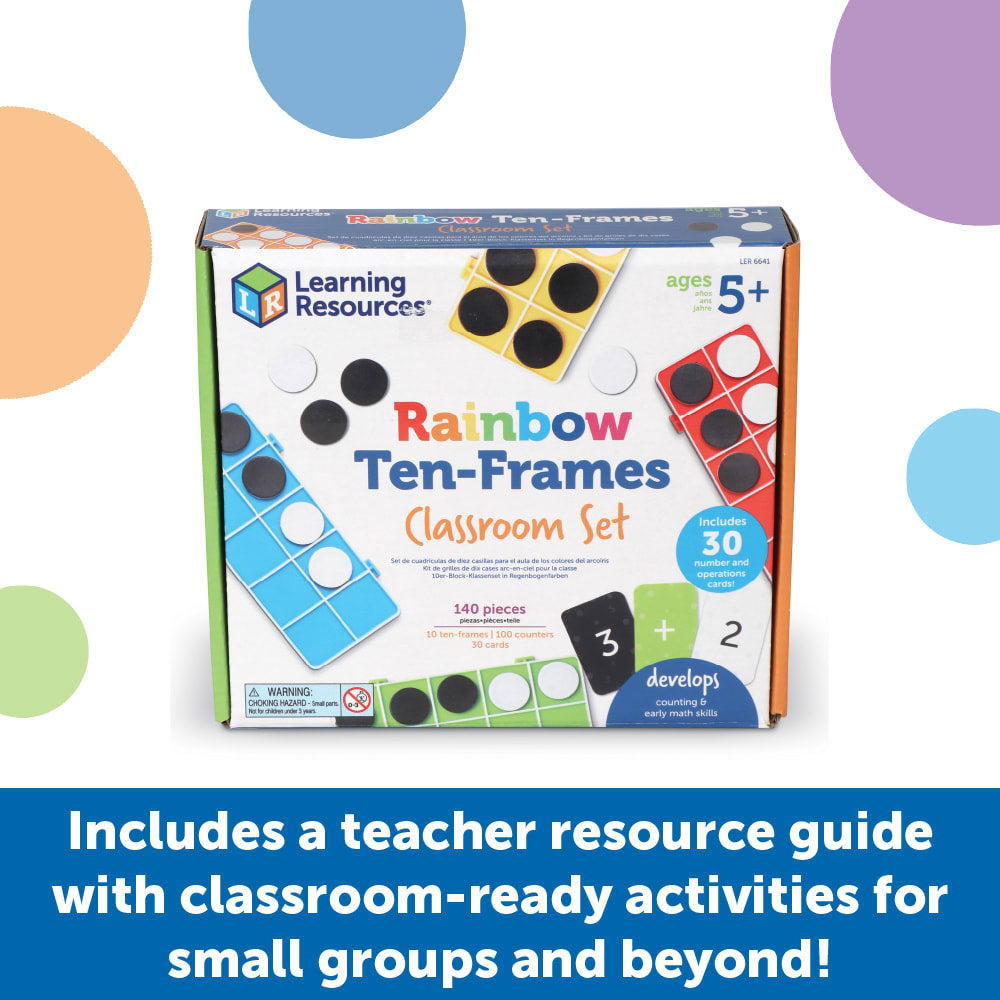 Rainbow Ten-Frames Set – Classroom Pack, view 4