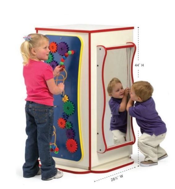 Wires, Beads & Gears Tall Wall Activity by Playscapes