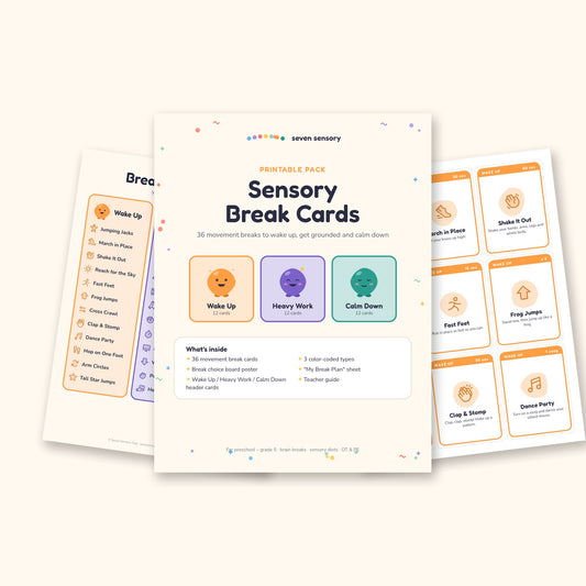 Sensory Break Cards (Printable)