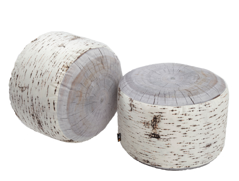 Wide Tree Stump Seat by Woodsmen
