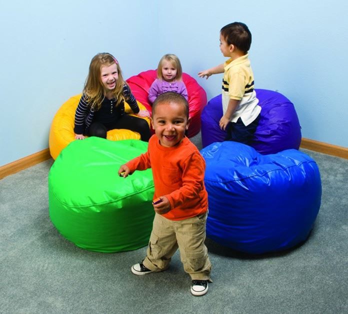 Child-Size Vinyl Bean Bag Chair by Playscapes