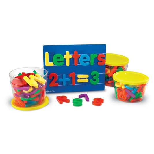 Jumbo Magnetic Letters & Numbers, 116 Pieces – Classroom Pack