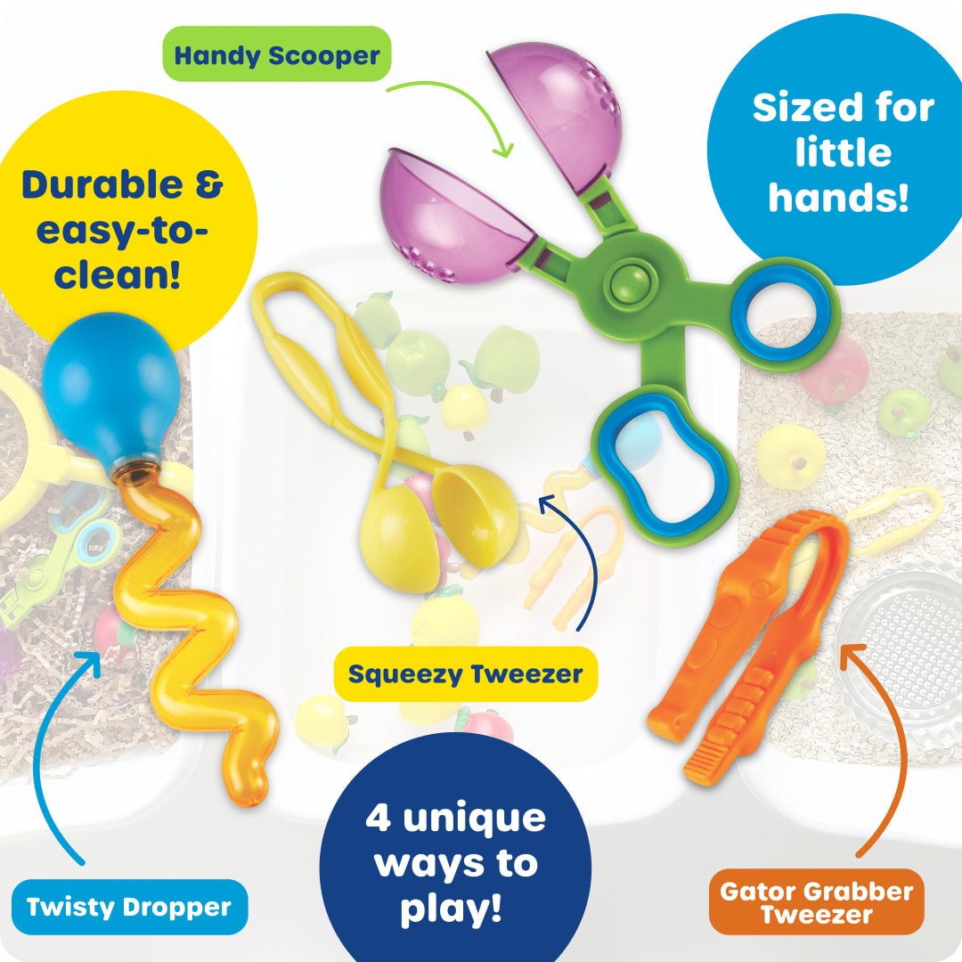 Fine Motor Tool Set, 4 Tools – Classroom Pack, view 4