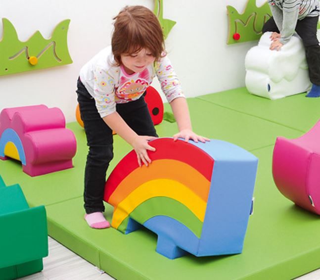 Foam Play Corner Mat with Cutouts by Moje Bambino