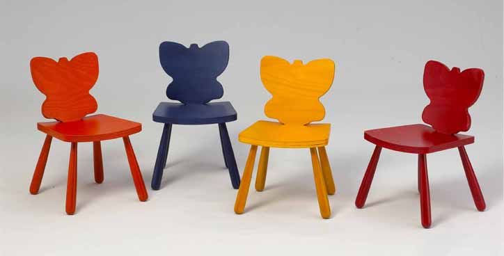 Leaf & Animal Back Wooden Classroom Chair by Children's Furniture Company