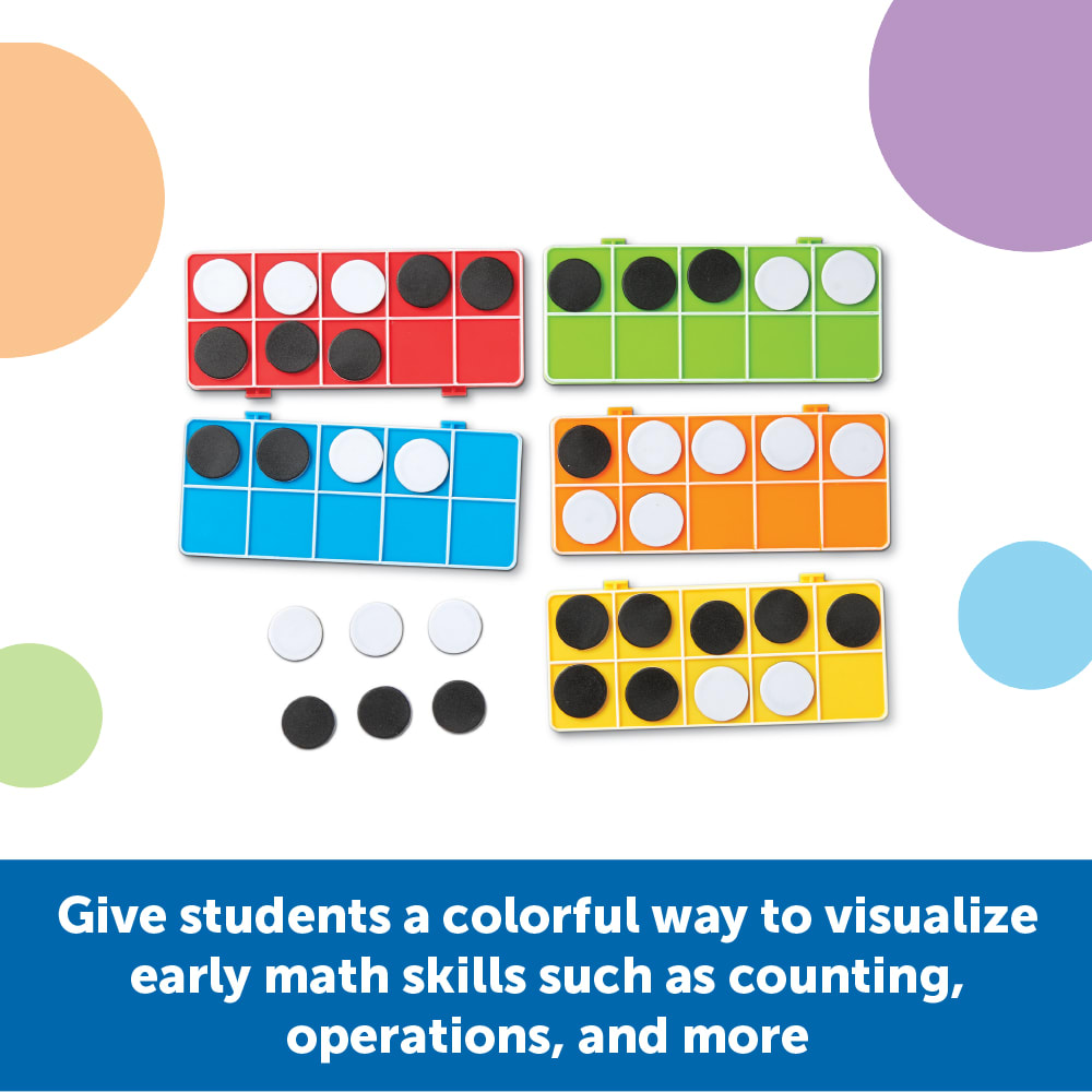 Rainbow Ten-Frames Set – Classroom Pack, view 2