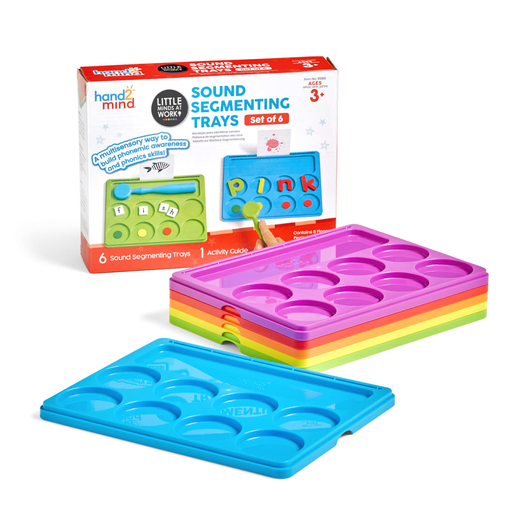 Sound Segmenting Trays, Set of 6 – Classroom Pack