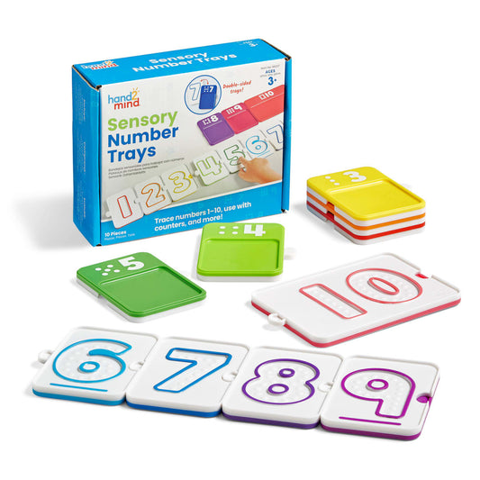 Sensory Number Trays, Set of 10 – Classroom Pack