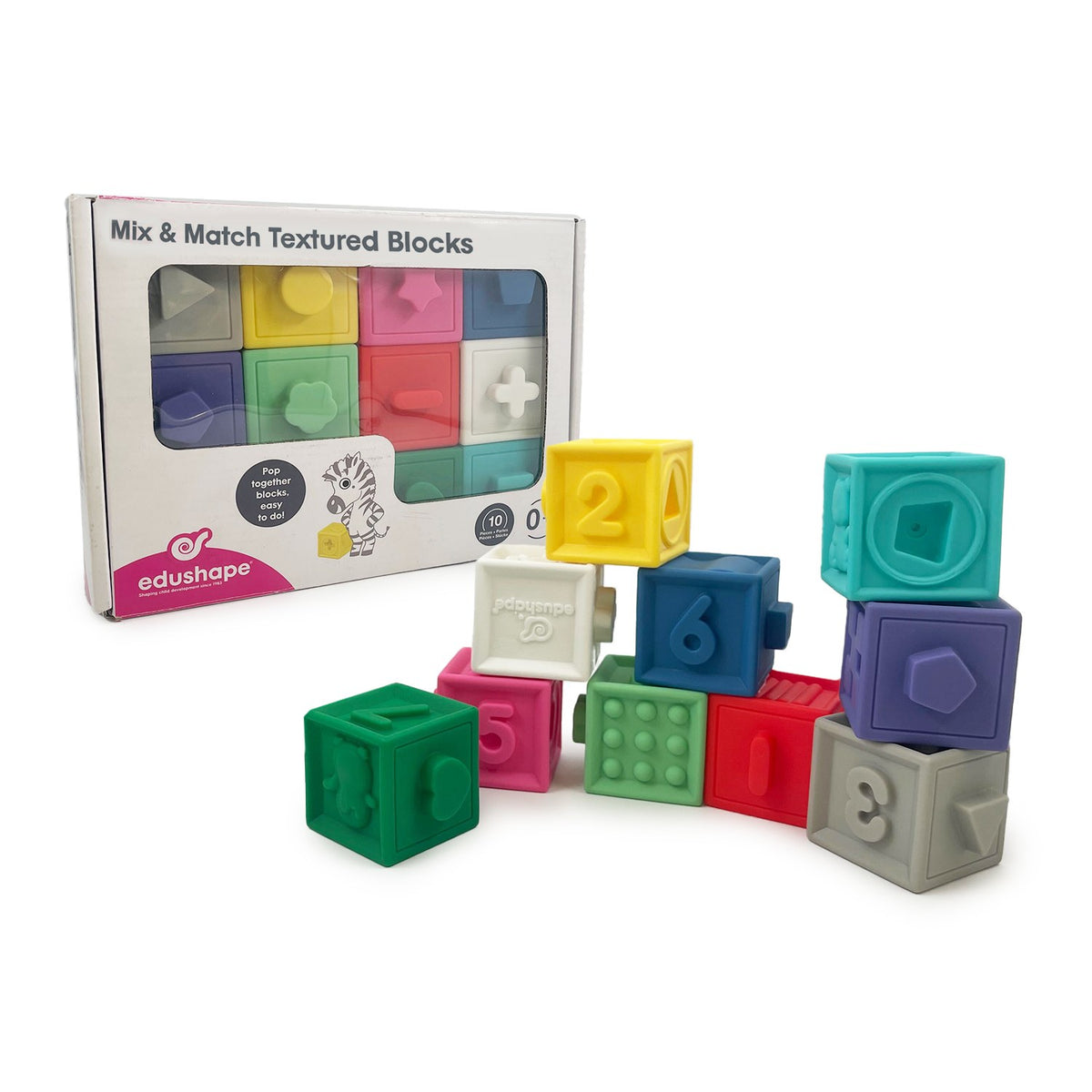 Textured Blocks Bundle by Edushape