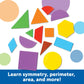 Translucent Geometric Shapes, 408 Pieces – Classroom Pack, view 2
