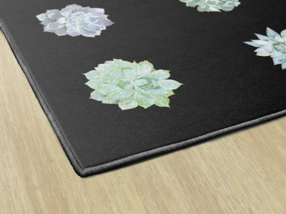 Succulent Criss Cross Seating Rug, view 4