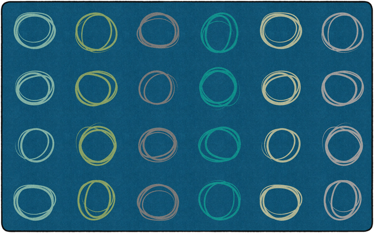 Calming Circle Sampler Classroom Rug