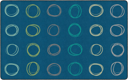 Calming Circle Sampler Classroom Rug