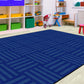 Tone-on-Tone Hashtag Classroom Seating Rug