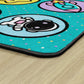 Turquoise Space Crisscross Seating Rug, view 3