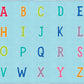 Alphabet Criss Cross Seating Rug – Blue