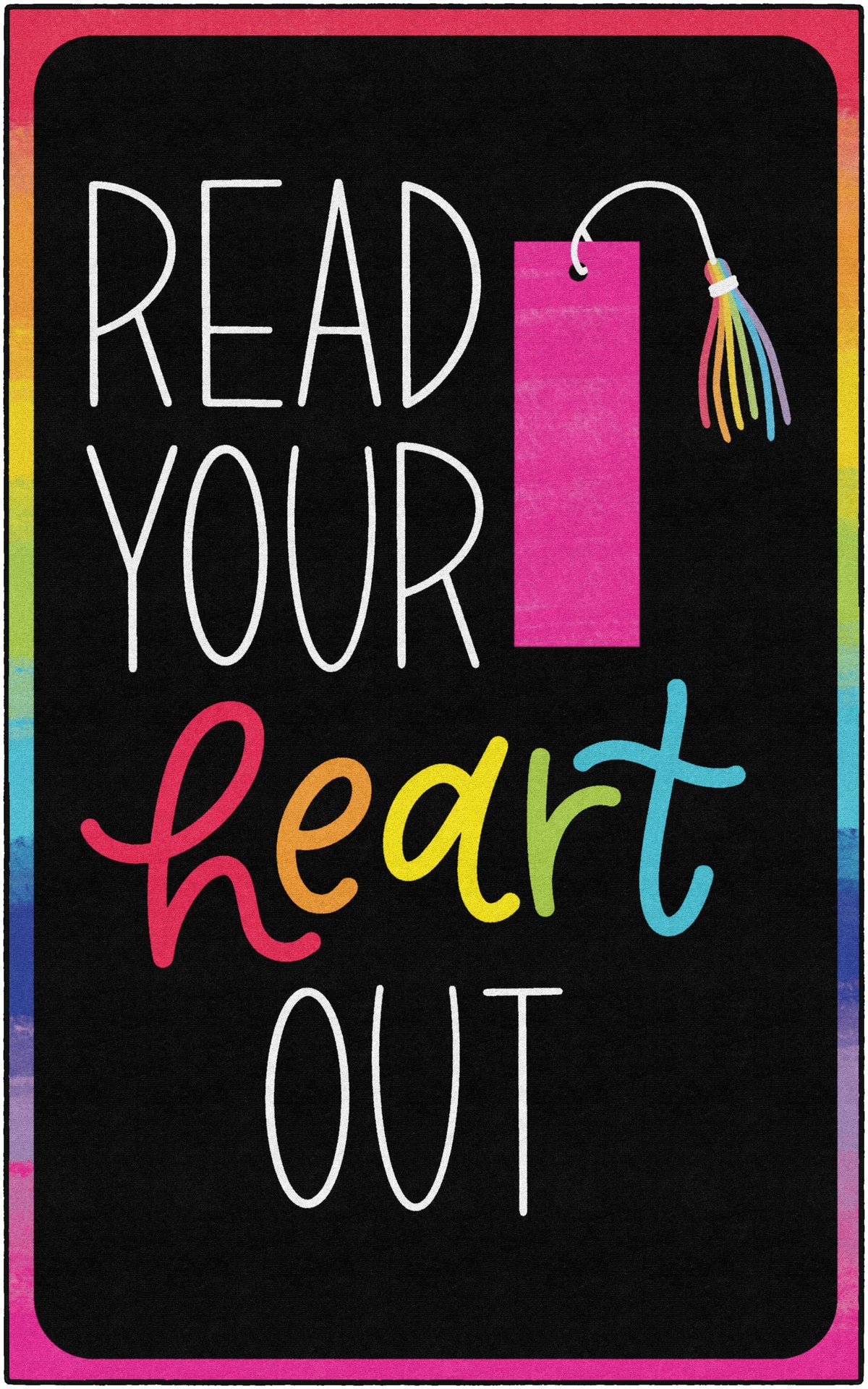 Read Your Heart Out Reading Rug