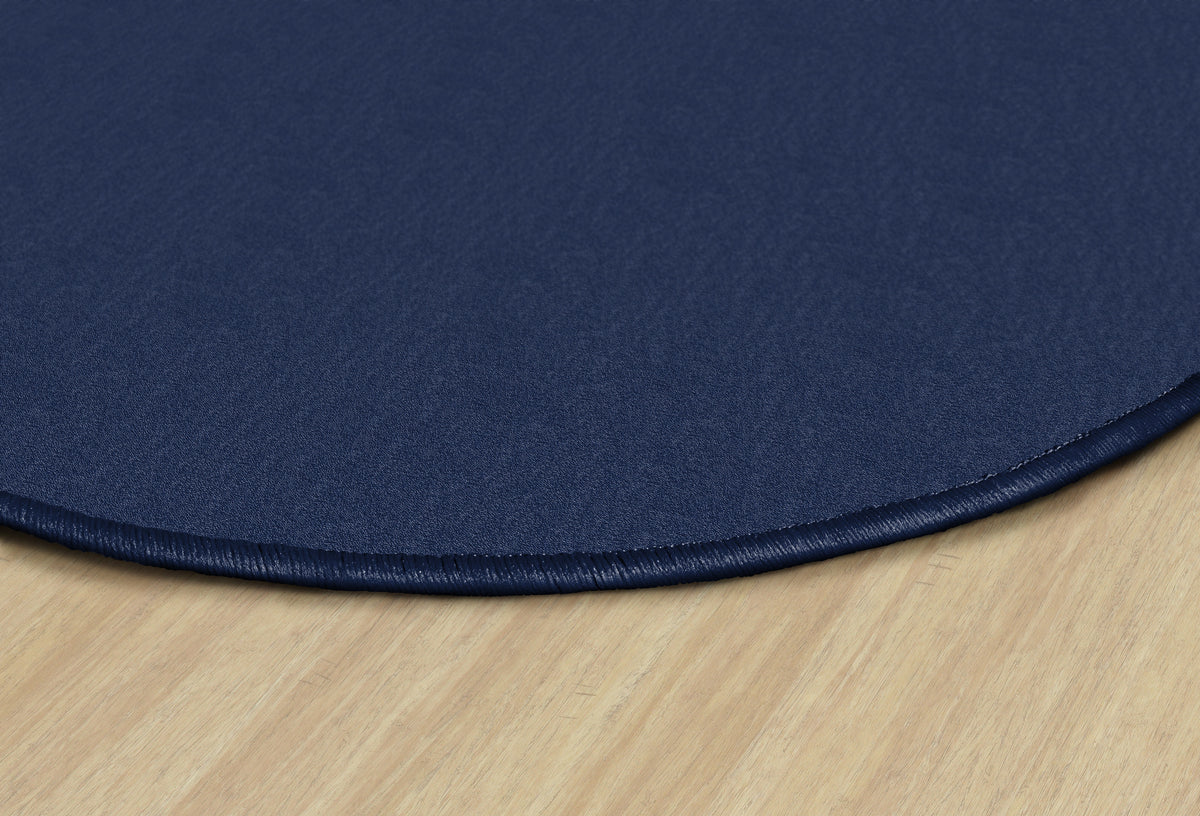 Solid Color Classroom Rug – Classic, Round & Oval