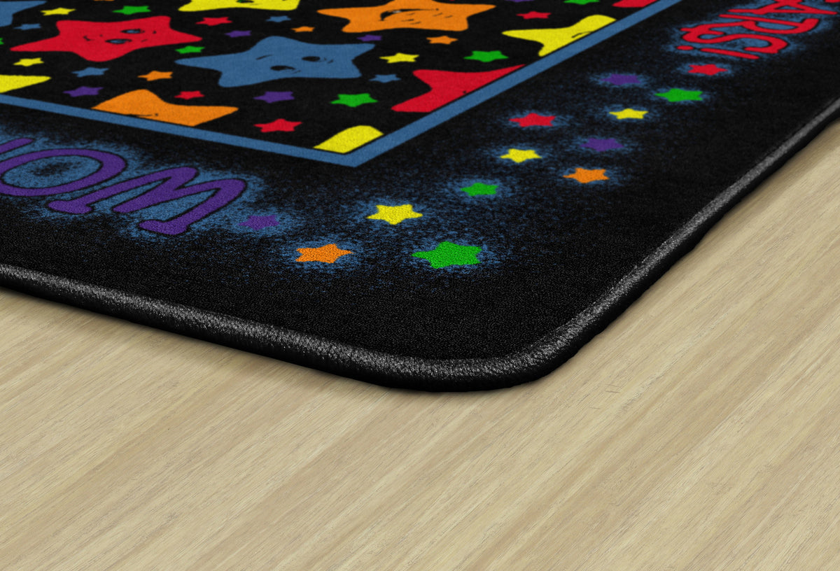 Reach for the Stars Space Classroom Rug, view 2