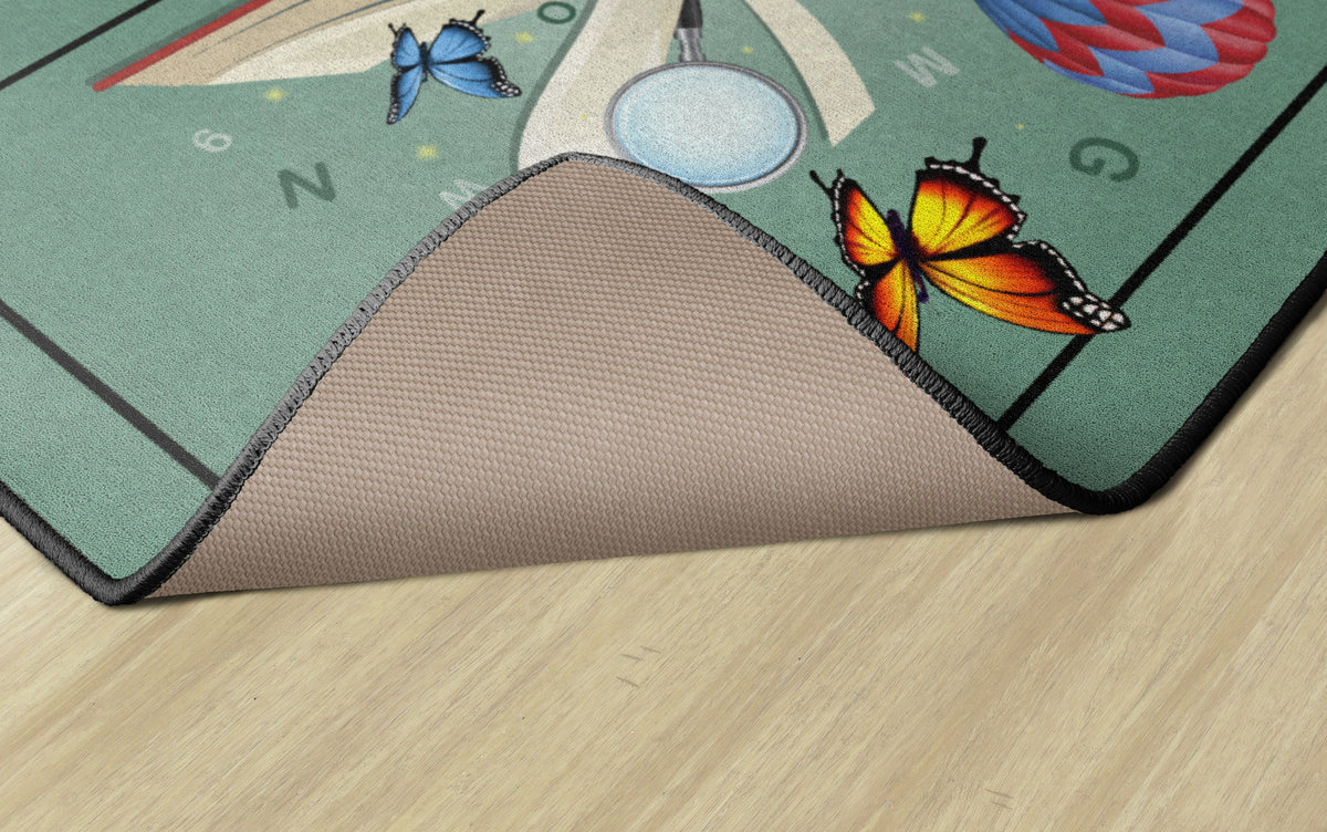 Explore Through Reading Library Rug, view 3