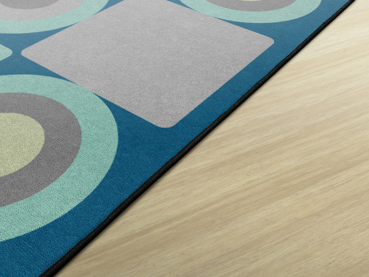 Tranquil Squares Calming Seating Rug, view 4