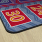 Number Chevrons Classroom Seating Rug, view 3