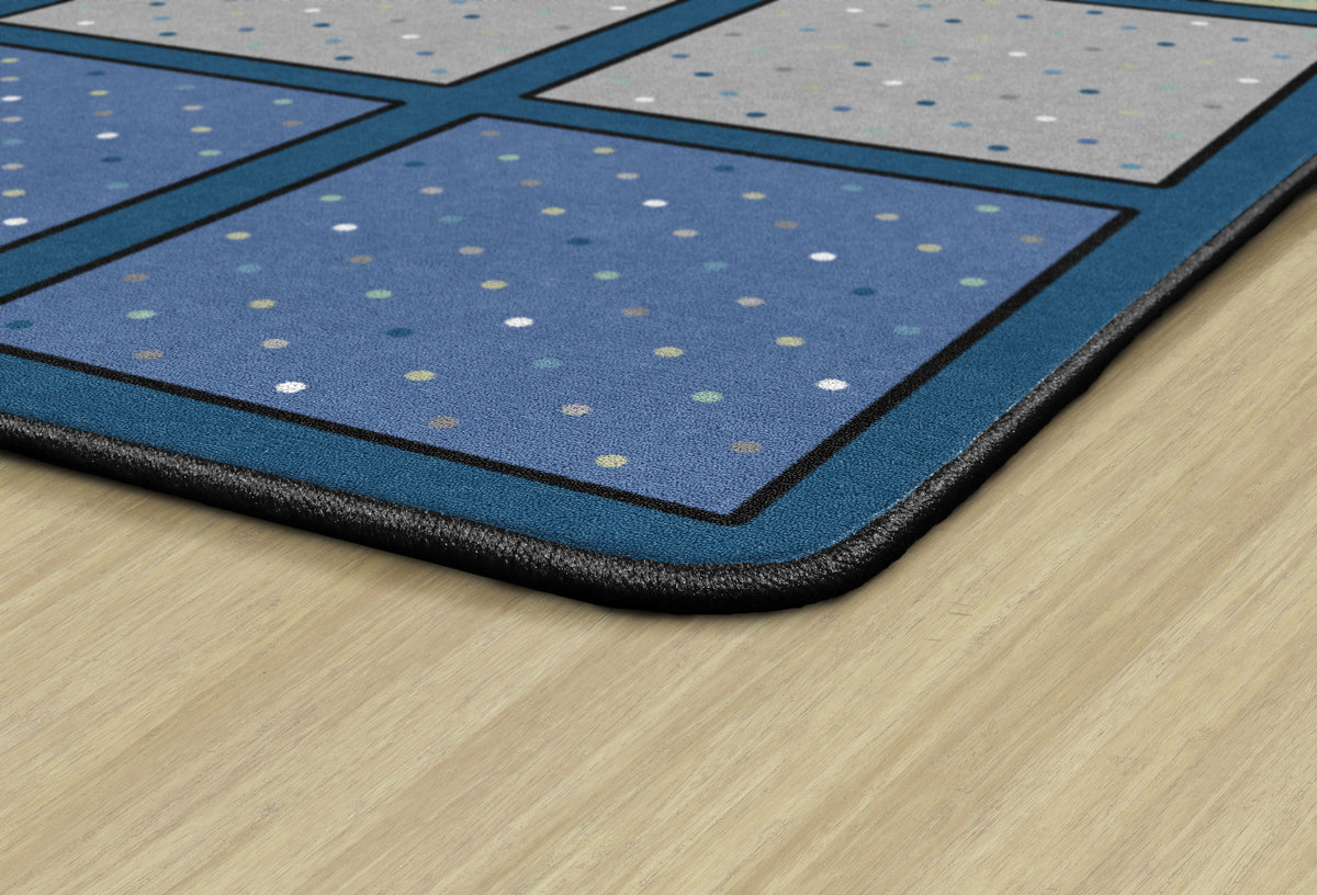 Happy Squares Calming Seating Rug, view 4