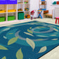 Tranquil Leaves Calming Classroom Rug, view 2