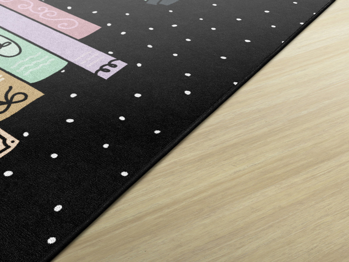 Pastel Bookshelf Reading Rug, view 2