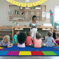 Rainbow Colors Classroom Seating Rug, view 5