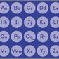 Tone-on-Tone Alphabet Seating Rug, view 10