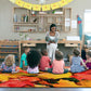 Calming Green Leaves Classroom Rug, view 6