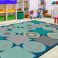 Tranquil Squares Calming Seating Rug, view 2