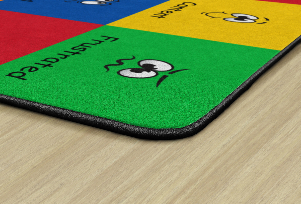 Feelings Words Classroom Seating Rug, view 2