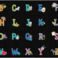 Alphabet Pictures Criss Cross Seating Rug, view 6