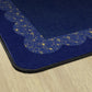 Calming Navy Starry Border Classroom Rug, view 3