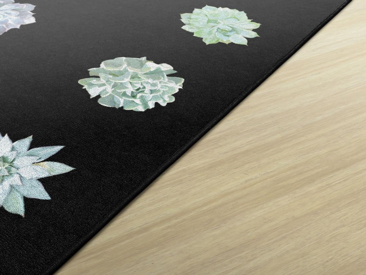 Succulent Criss Cross Seating Rug, view 2