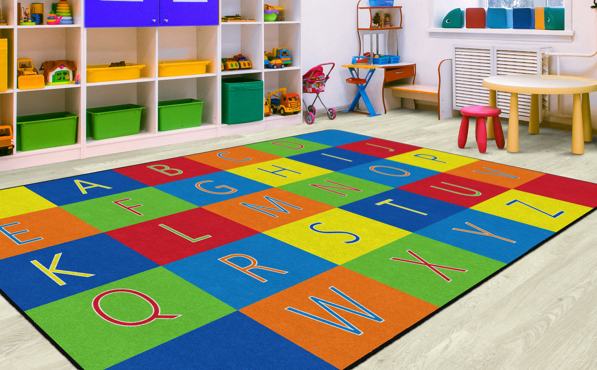 Alphabet Seating Classroom Rug