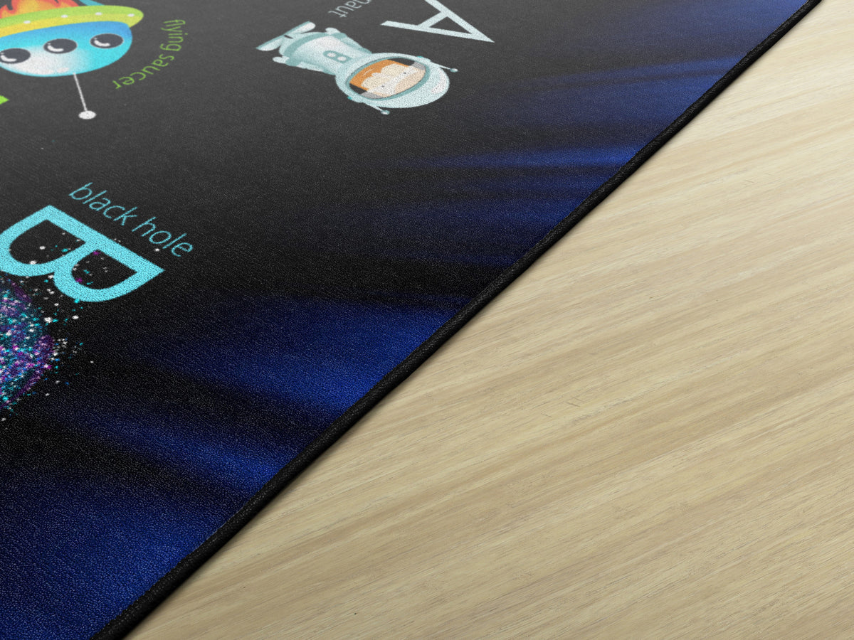 Space ABC Classroom Rug, view 5
