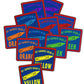 Crayon Color Seating Squares (Set of 12)