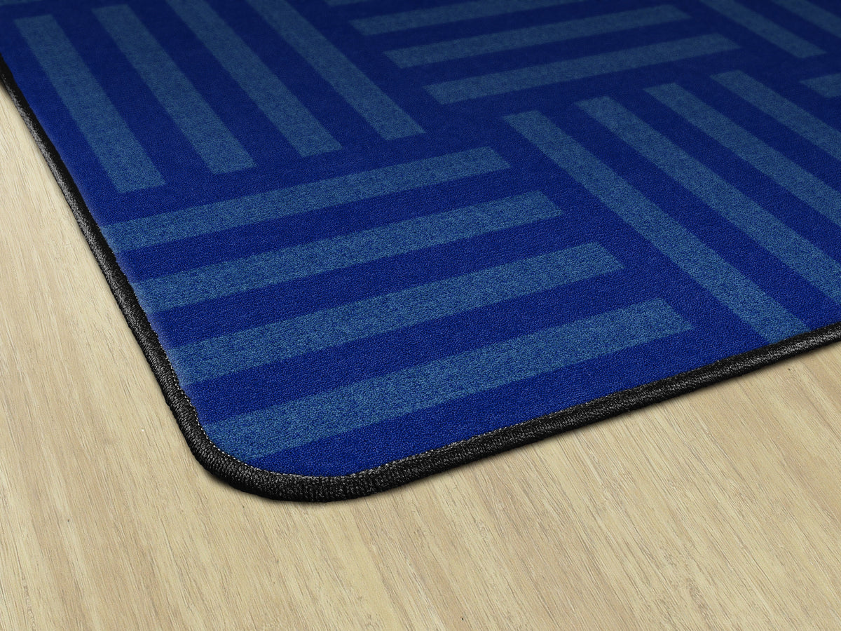 Tone-on-Tone Hashtag Classroom Seating Rug, view 3