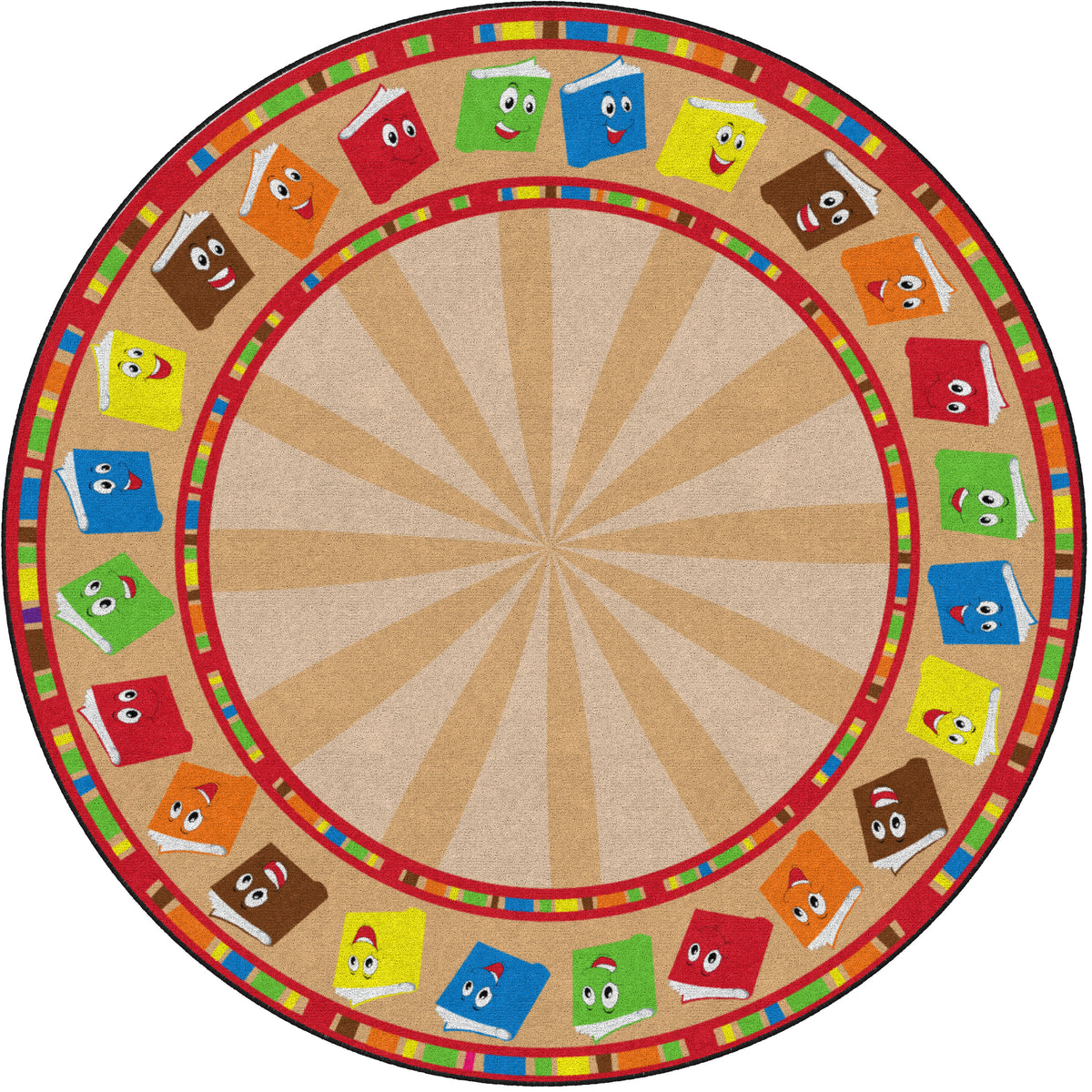 Circle Time Books Round Reading Rug, view 5