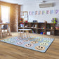 Smiley Face Classroom Seating Rug, view 2