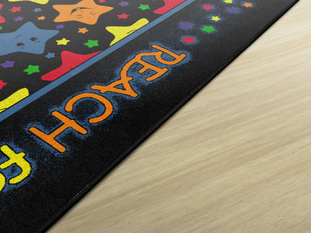 Reach for the Stars Space Classroom Rug, view 5