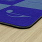 Calming Music Note Classroom Seating Rug, view 4