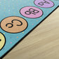 Smiley Alphabet Classroom Rug, view 3