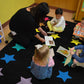 Twinkle Twinkle Stars Criss Cross Seating Rug, view 6